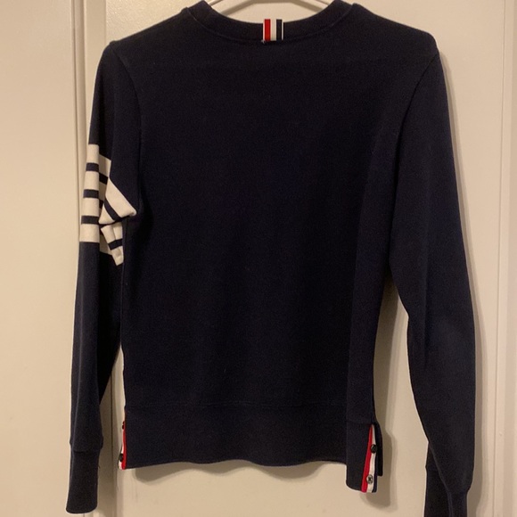 Thom Browne Navy Sweatshirt Size 0 - Picture 6 of 6